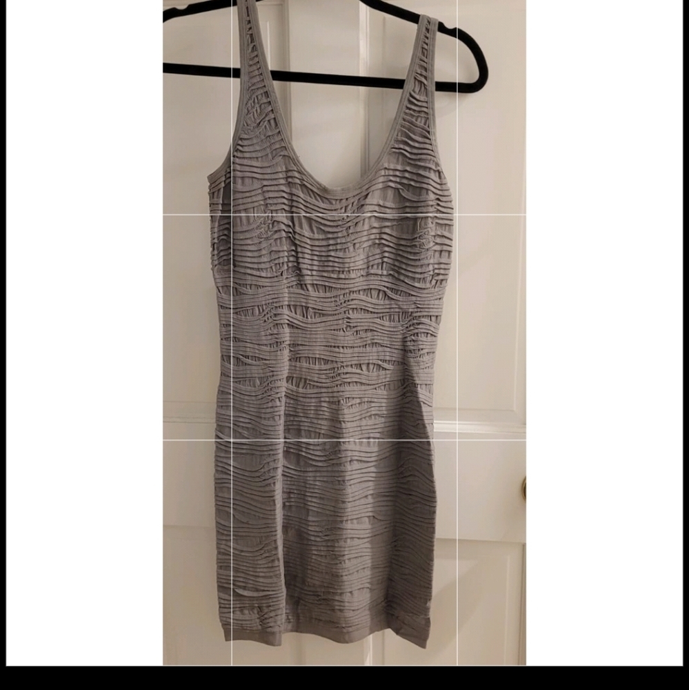 Gray spanex dress